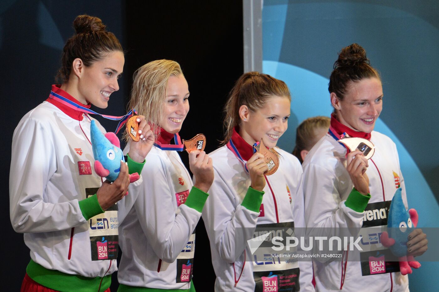 European Swimming Championships. Day nine