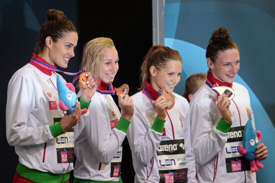 European Swimming Championships. Day nine