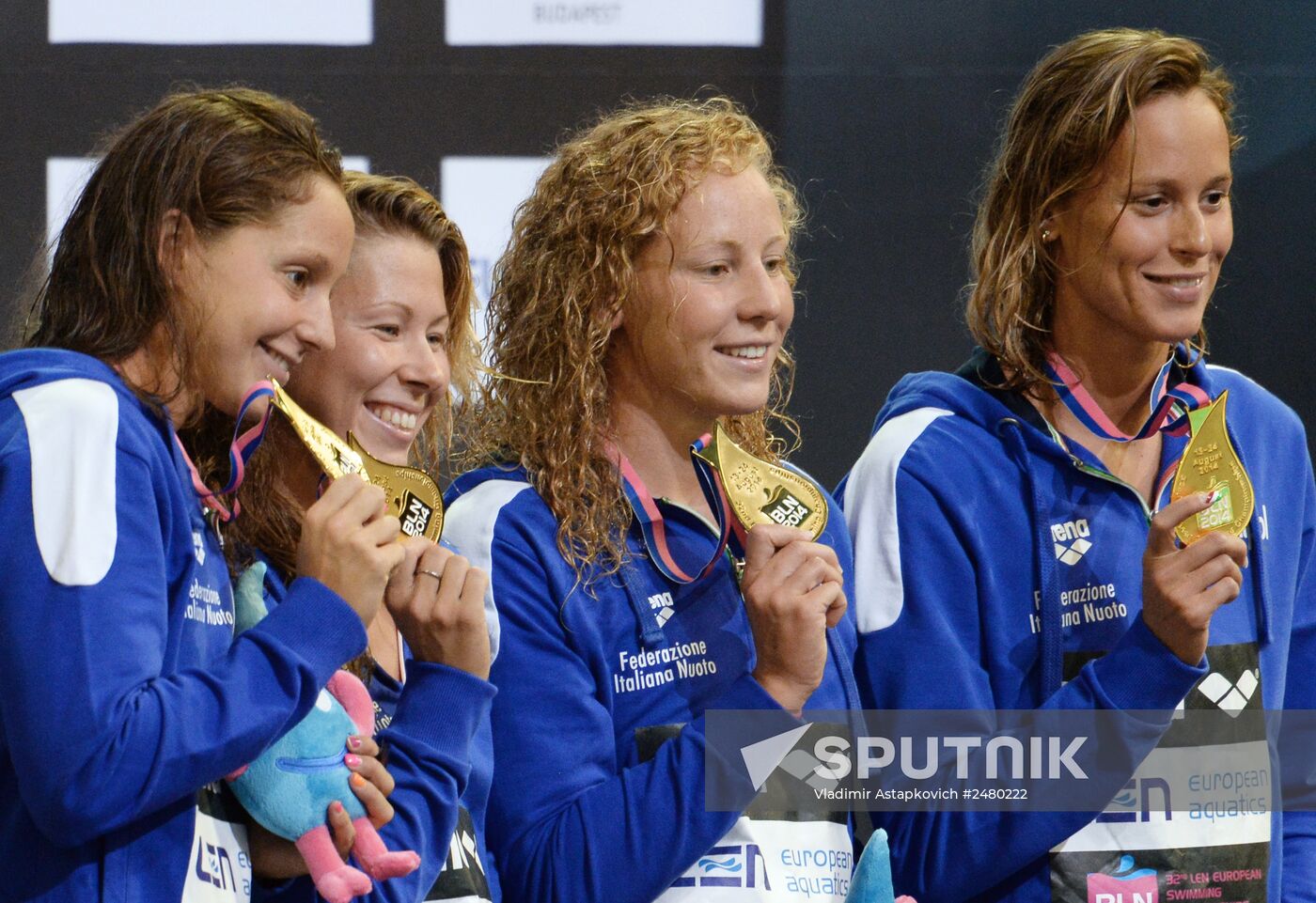 European Swimming Championships. Day nine