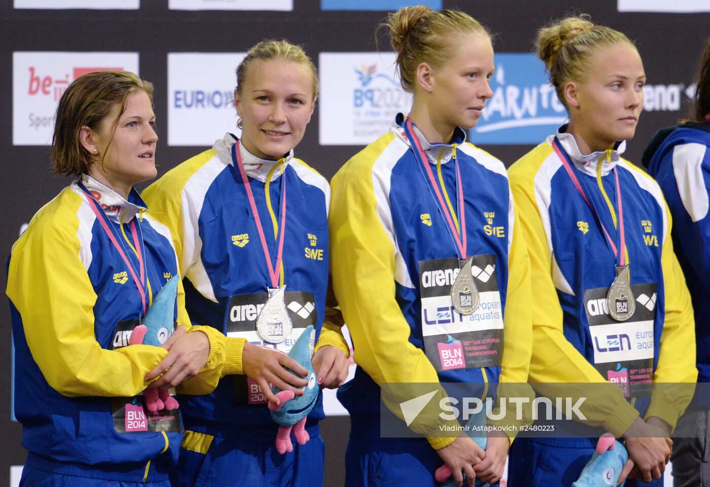 European Swimming Championships. Day nine