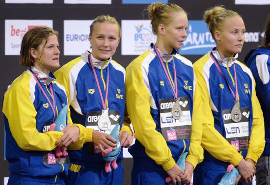 European Swimming Championships. Day nine