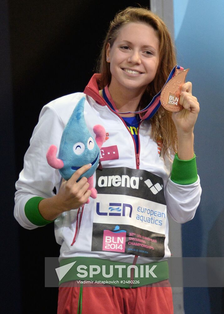 European Swimming Championships. Day nine