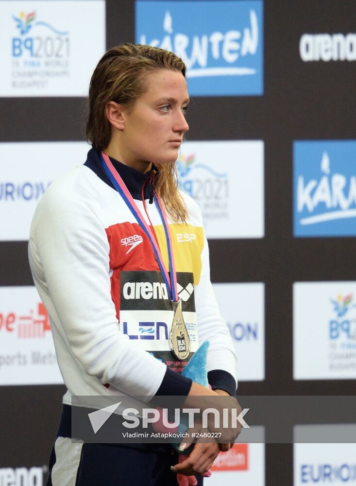 European Swimming Championships. Day nine