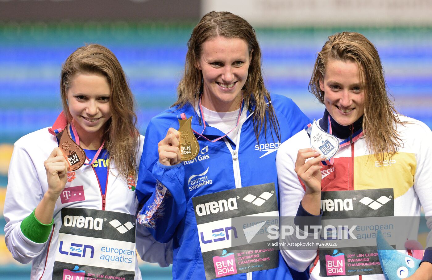 European Swimming Championships. Day nine