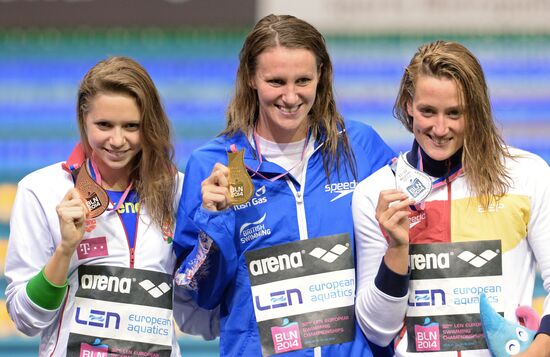 European Swimming Championships. Day nine