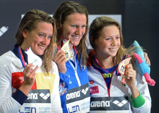 European Swimming Championships. Day nine