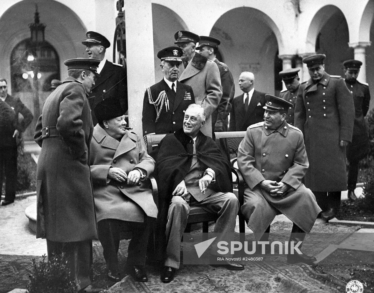 Yalta (Crimean) conference of three allied powers on 4-11 February 1945
