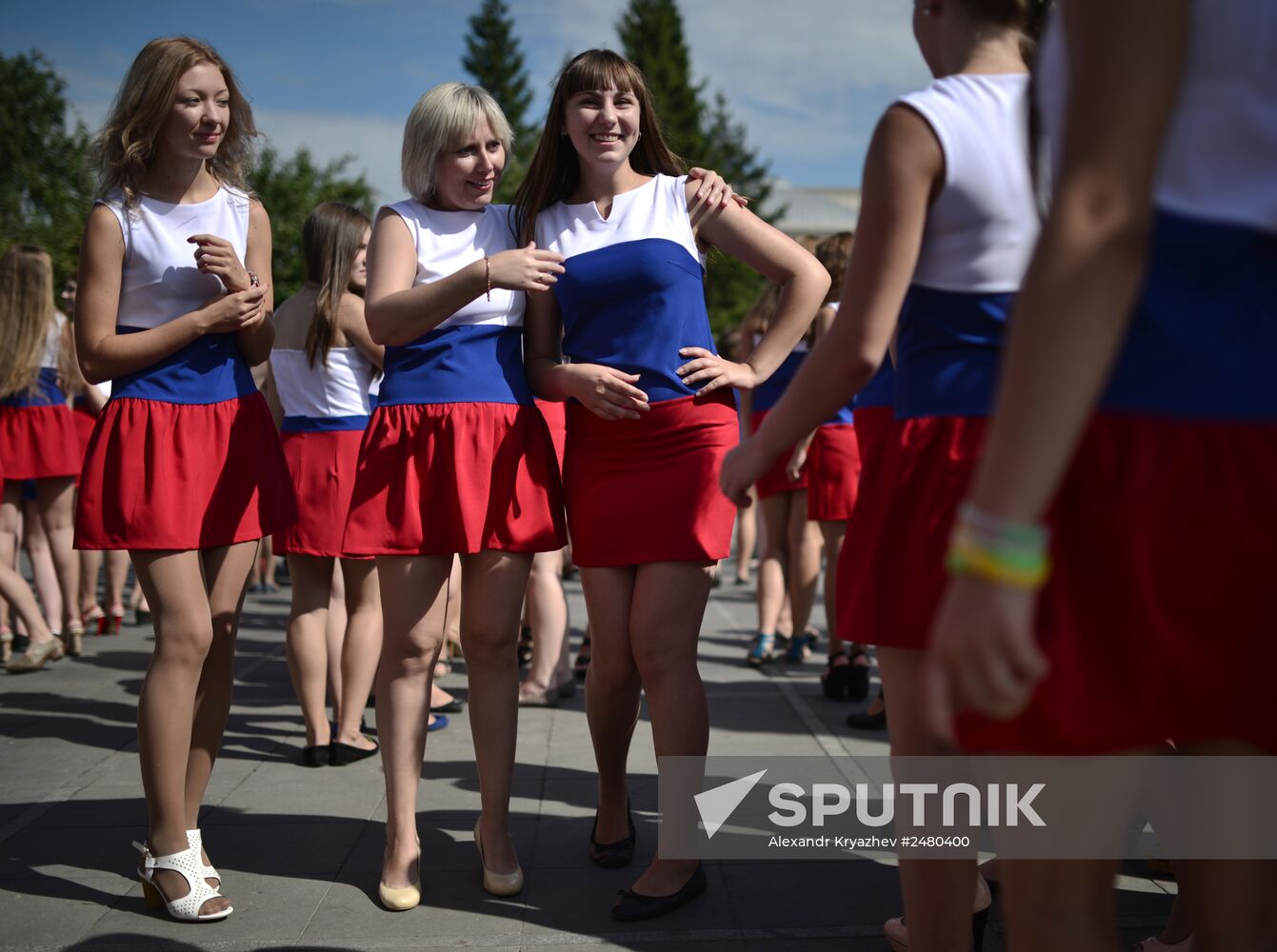 Russian National Flag Day celebrations