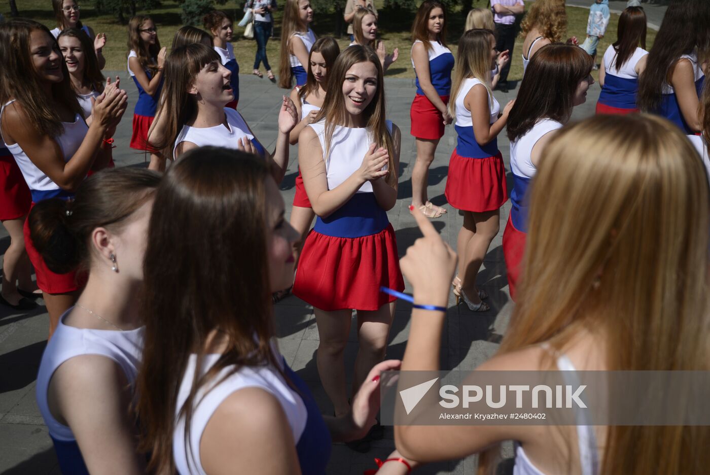 Russian National Flag Day celebrations