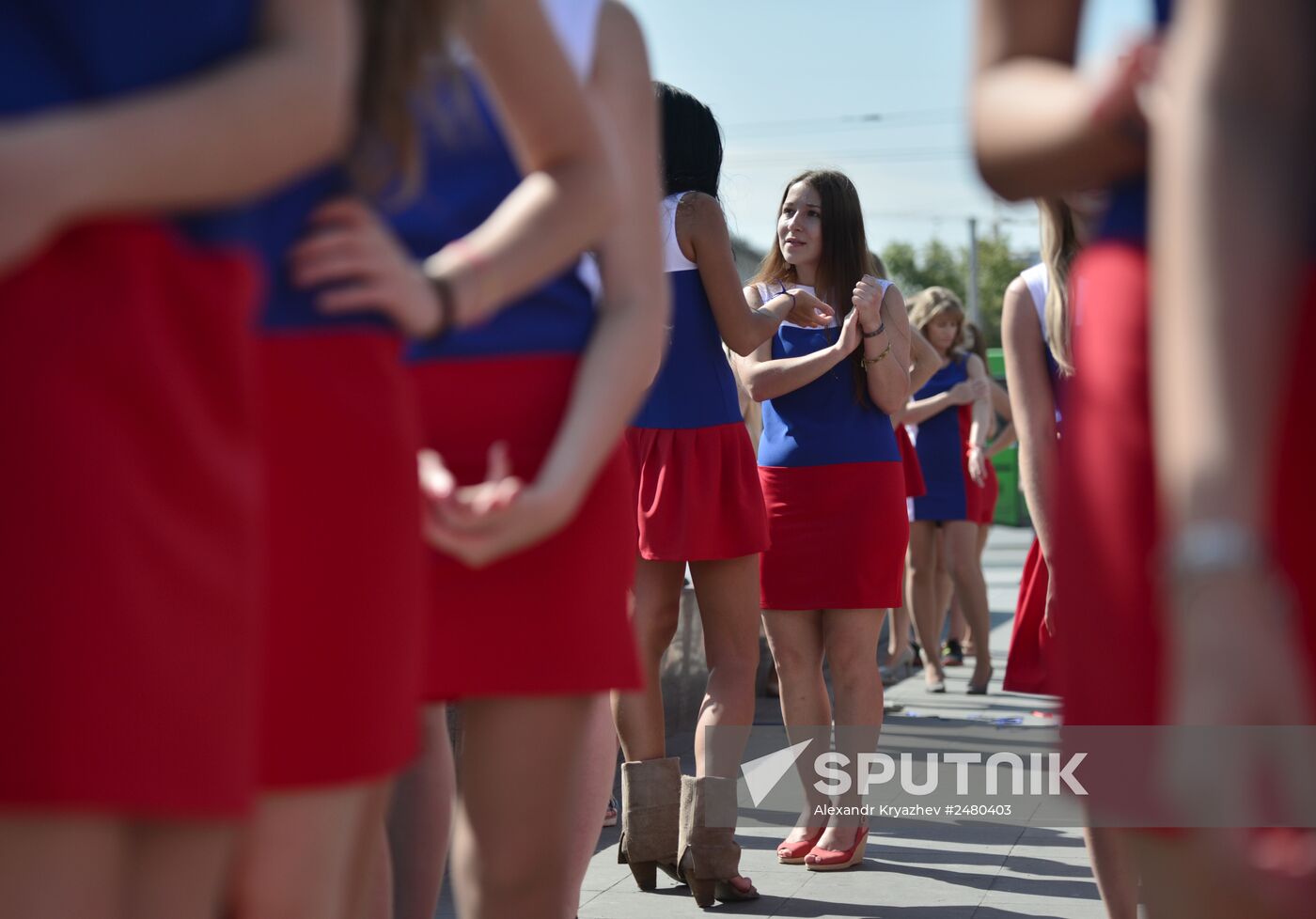 Russian National Flag Day celebrations