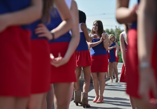 Russian National Flag Day celebrations