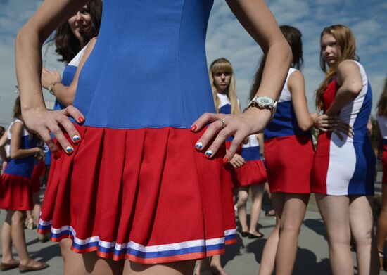 Russian National Flag Day celebrations