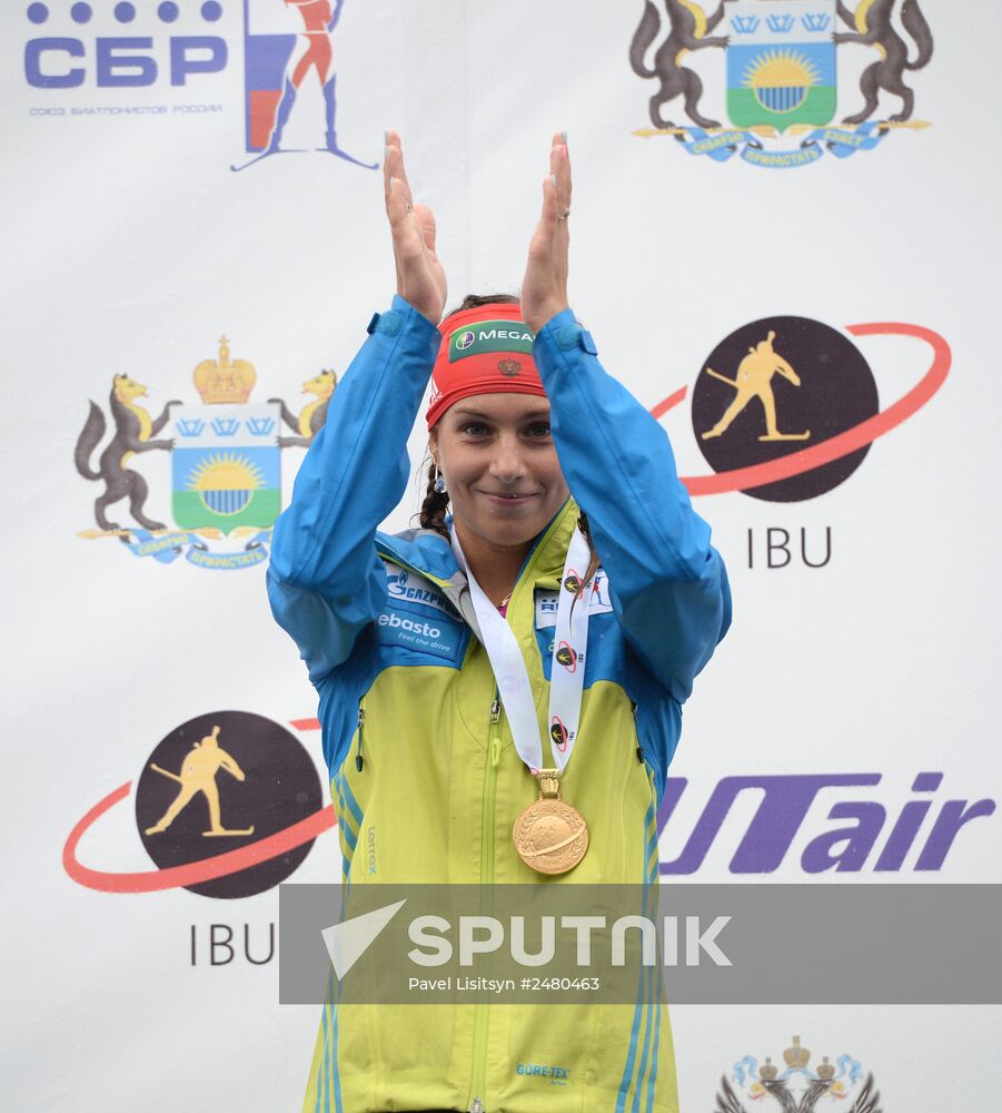 Summer Biathlon World Championships. Juniors. Sprint