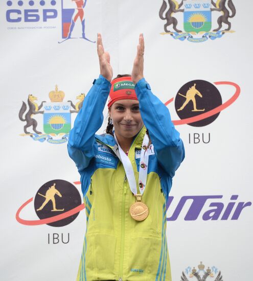 Summer Biathlon World Championships. Juniors. Sprint
