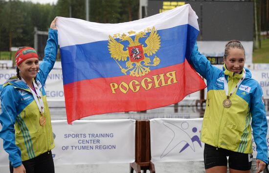 Summer Biathlon World Championships. Juniors. Sprint