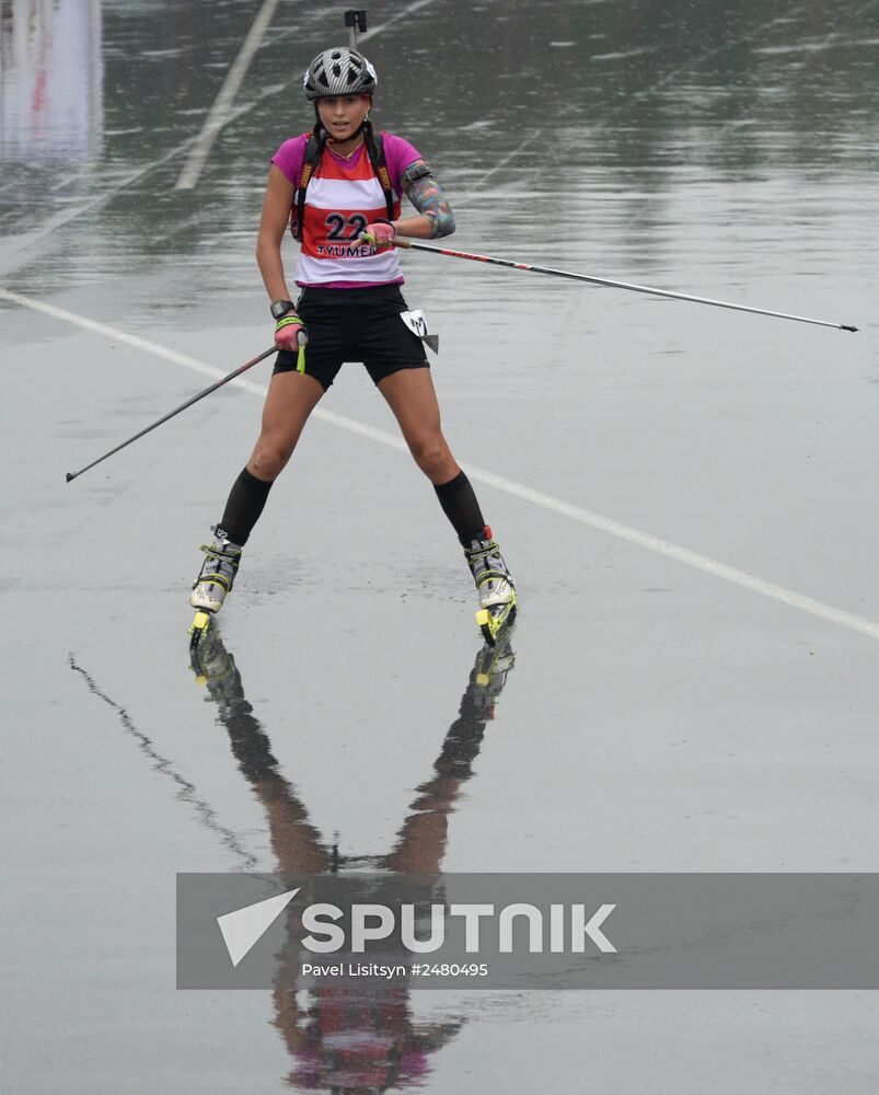 Summer Biathlon World Championships. Juniors. Sprint