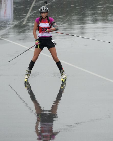 Summer Biathlon World Championships. Juniors. Sprint