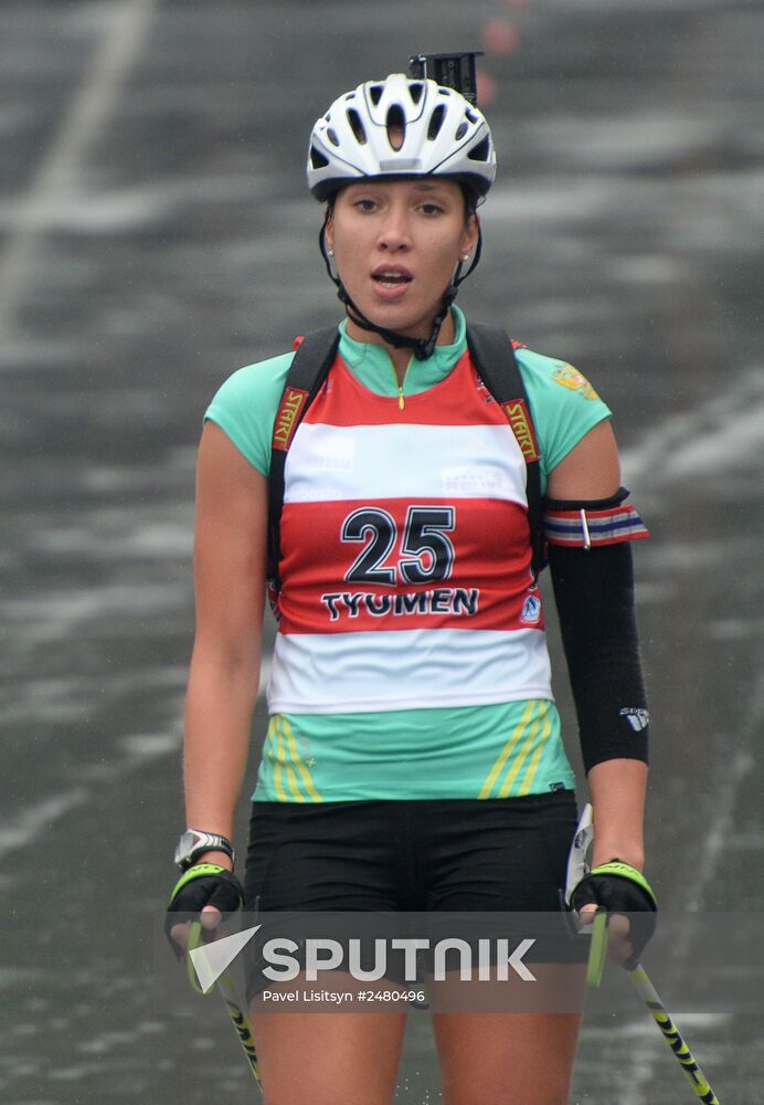 Summer Biathlon World Championships. Juniors. Sprint