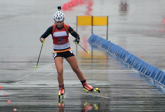 Summer Biathlon World Championships. Juniors. Sprint