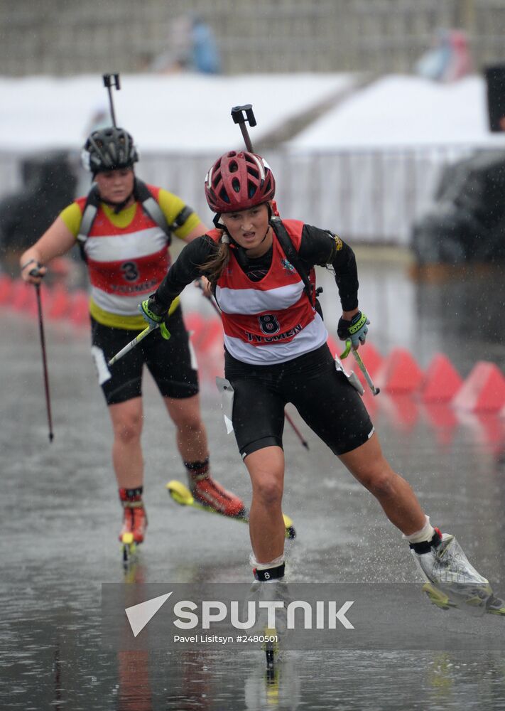 Summer Biathlon World Championships. Juniors. Sprint