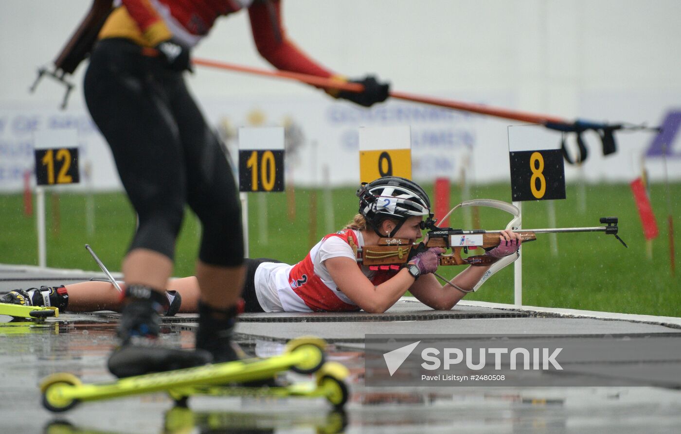 Summer Biathlon World Championships. Juniors. Sprint