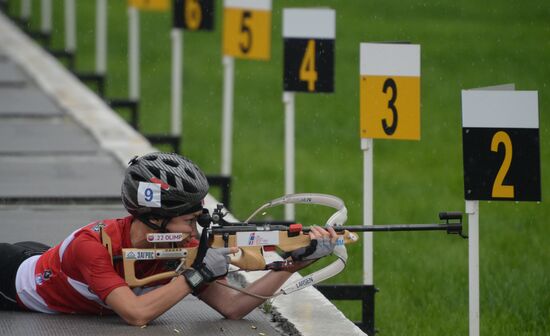 Summer Biathlon World Championships. Juniors. Sprint
