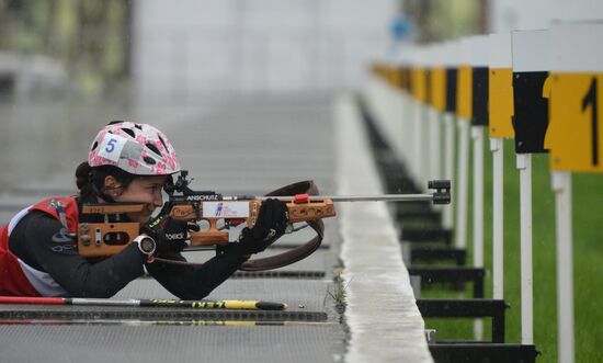 Summer Biathlon World Championships. Juniors. Sprint