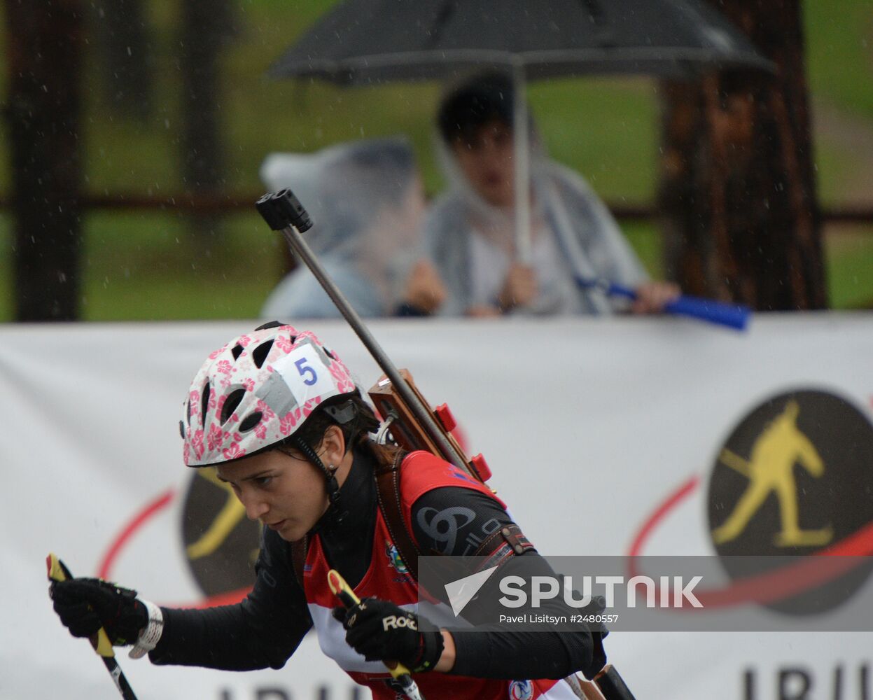 Summer Biathlon World Championships. Juniors. Sprint