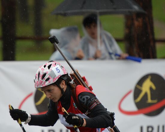 Summer Biathlon World Championships. Juniors. Sprint
