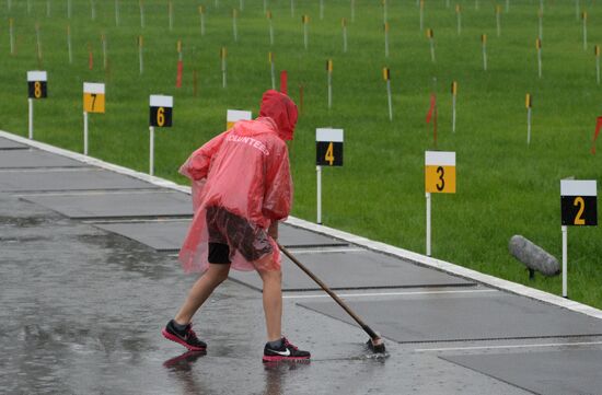 Summer Biathlon World Championships. Juniors. Sprint