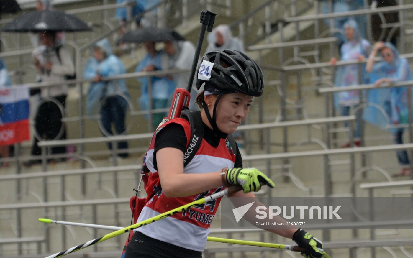 Summer Biathlon World Championships. Juniors. Sprint