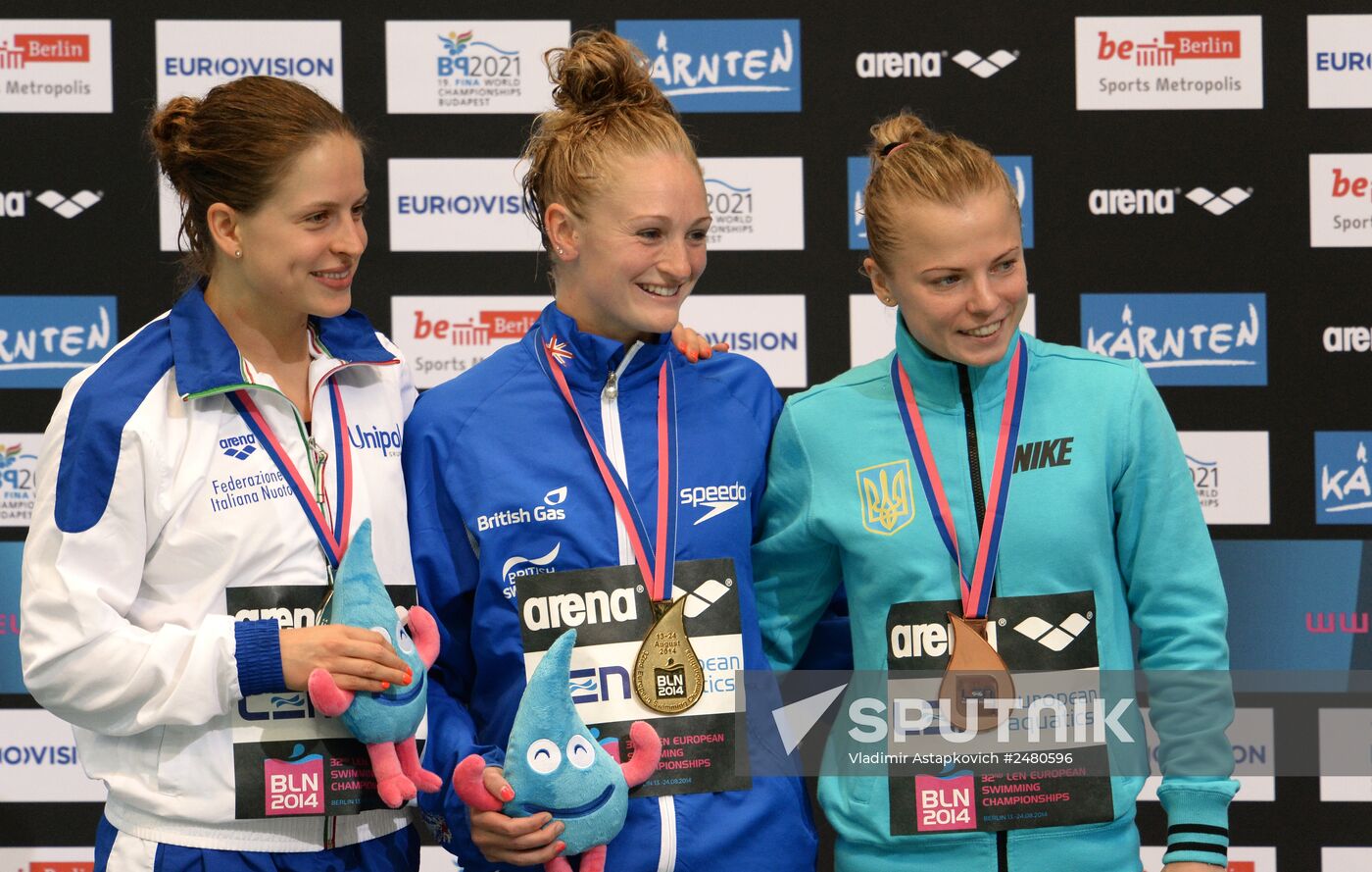 European Swimming Championships. Day Ten