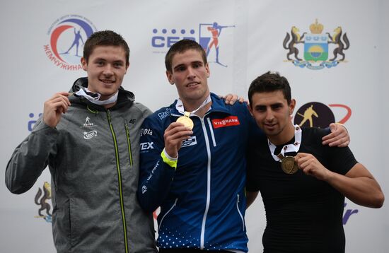 Summer biathlon. World Championships. Juniors. Sprint