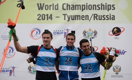 Summer biathlon. World Championships. Juniors. Sprint