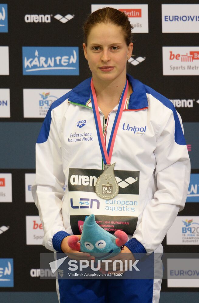 European Swimming Championships. Day Ten