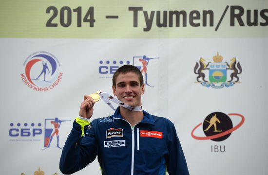 Summer biathlon. World Championships. Juniors. Sprint