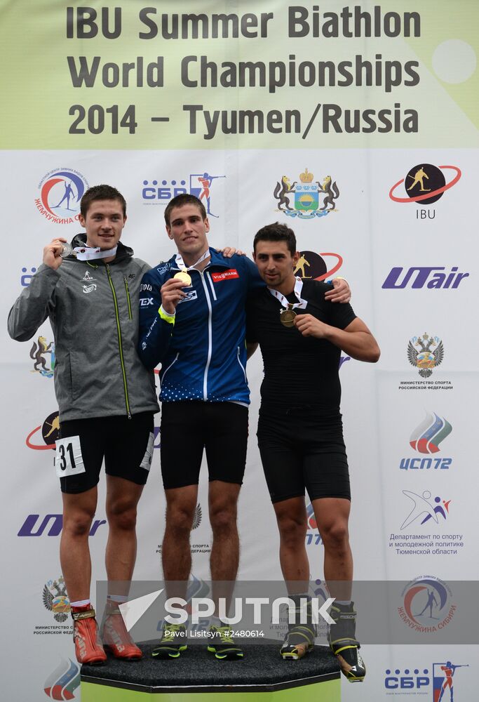 Summer biathlon. World Championships. Juniors. Sprint