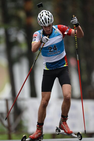 Summer biathlon. World Championships. Juniors. Sprint