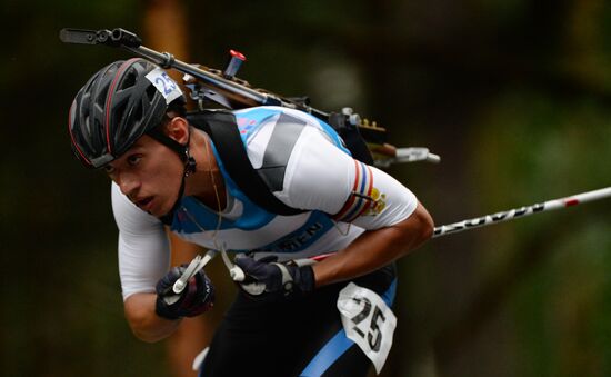 Summer biathlon. World Championships. Juniors. Sprint
