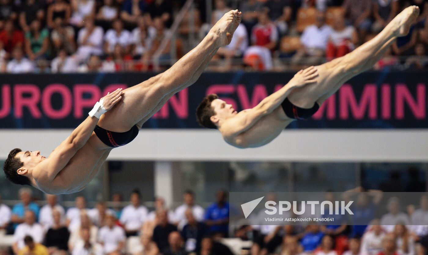 European Swimming Championships. Day ten