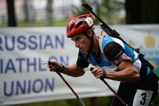Summer biathlon. World Championships. Juniors. Sprint