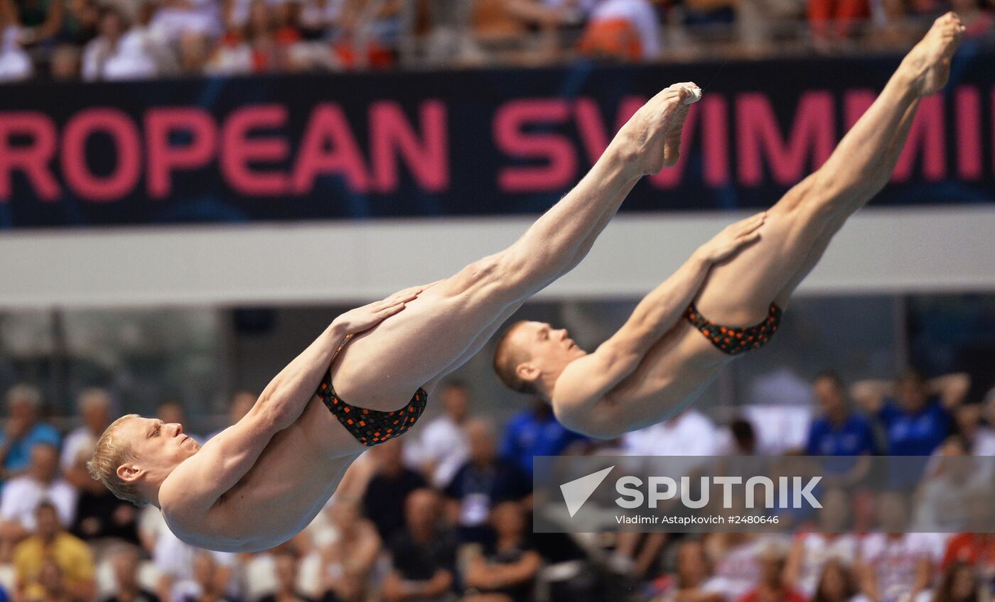 European Swimming Championships. Day ten