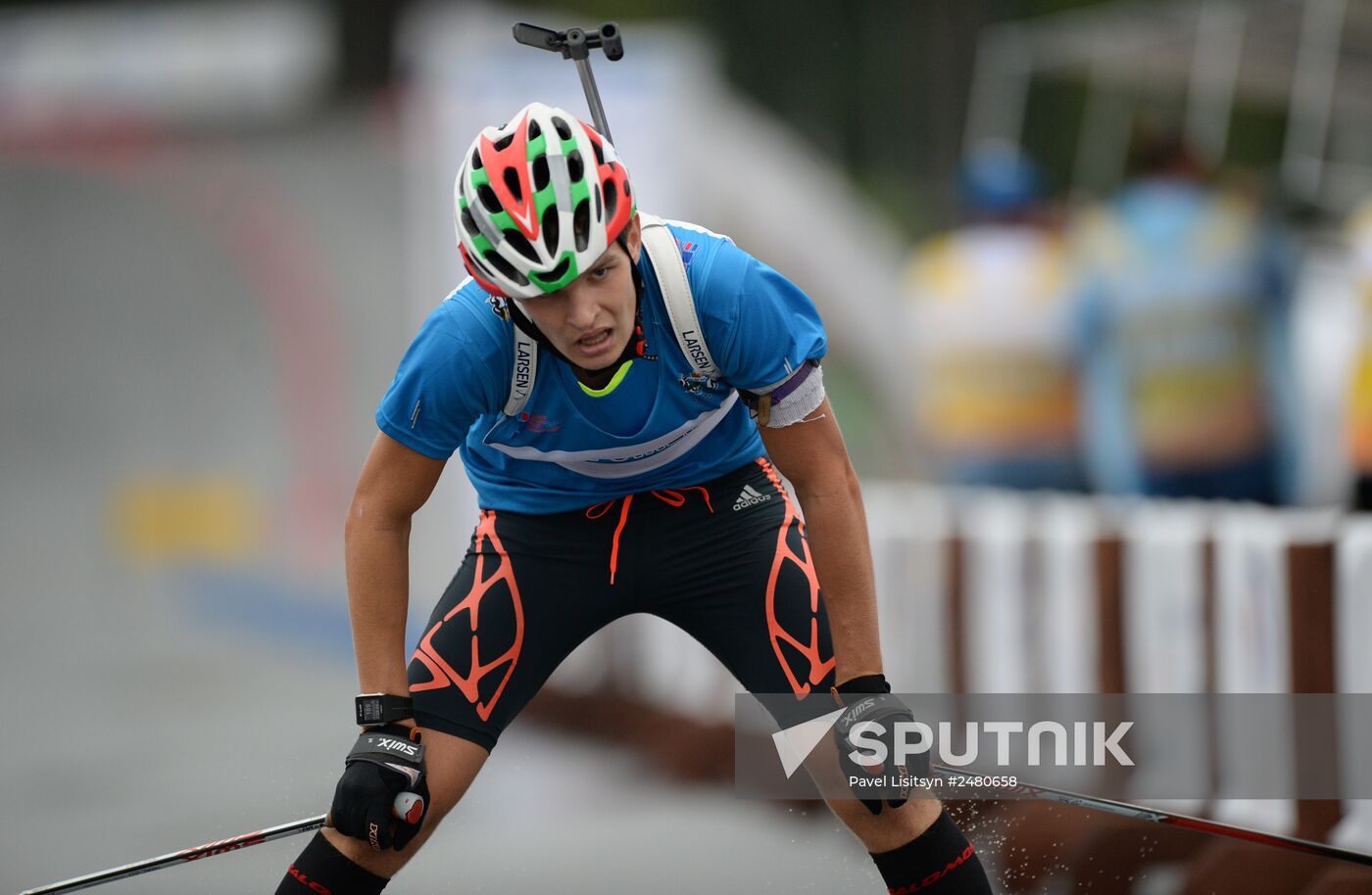 Summer biathlon. World Championships. Juniors. Sprint