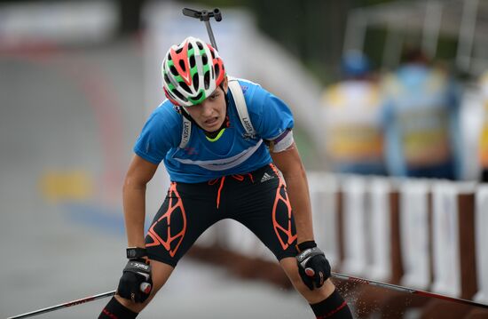 Summer biathlon. World Championships. Juniors. Sprint
