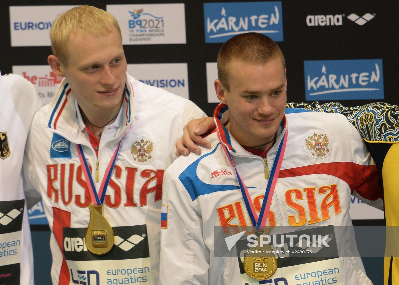 European Swimming Championships. Day ten