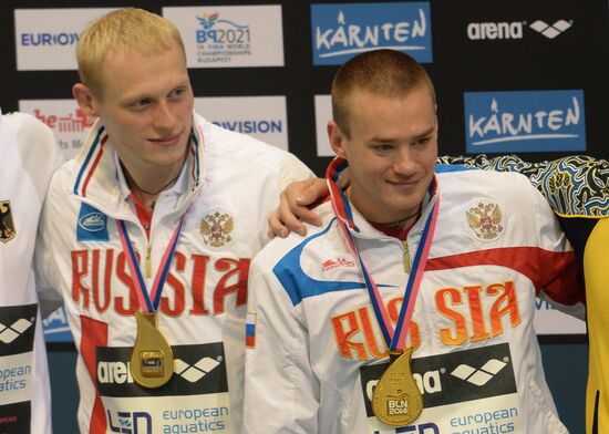European Swimming Championships. Day ten