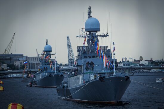 Celebration of 150th anniversary of Western Military District in St. Petersburg