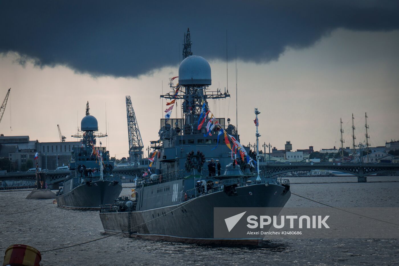 Celebration of 150th anniversary of Western Military District in St. Petersburg