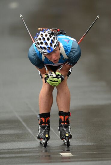 Summer biathlon. World Championships. Juniors. Sprint