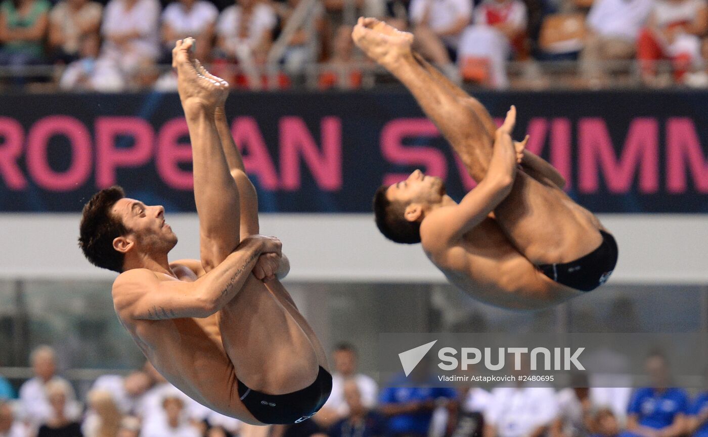 European Swimming Championships. Day ten